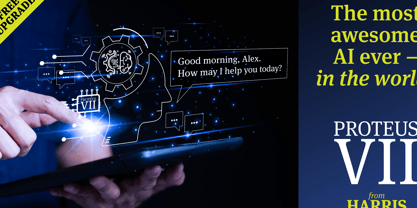 FF Meta Serif Font Poster 2